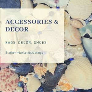 BAGS, DECOR, OUTWEAR (see below)